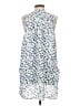 HEATHER 100% Silk Blue Sleeveless Silk Top Size M (estimated) - photo 2