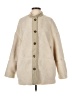 H&M 100% Polyester Ivory Coat Size S - photo 1
