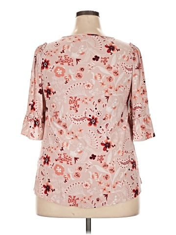 Chris & Carol 3/4 Sleeve Blouse (view 2)