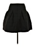 Aqua Solid Black Casual Skirt Size XS - photo 2
