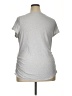 Old Navy - Maternity Silver Short Sleeve T-Shirt Size XXL Maternity - photo 2