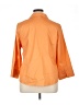Chico's Orange 3/4 Sleeve Button-Down Shirt Size XL - photo 2