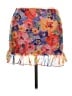 Current Mood Floral Orange Casual Skirt Size XL - photo 1