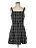 Francesca's 100% Polyester Tweed Black Casual Dress Size S - photo 1