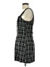 Francesca's 100% Polyester Tweed Black Casual Dress Size S - photo 5