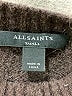 ALLSAINTS Metallic Brown Turtleneck Sweater Size S - photo 7