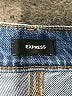 Express Color Block Blue Denim Shorts Size 6 - photo 3