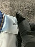 Express Color Block Blue Denim Shorts Size 6 - photo 4