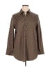 Chico's Chevron-herringbone Brown Long Sleeve Blouse Size XL (3) - photo 1