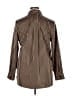 Chico's Chevron-herringbone Brown Long Sleeve Blouse Size XL (3) - photo 2