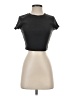 GU Gray Short Sleeve Turtleneck Size S - photo 1
