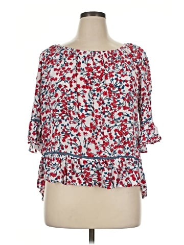 Fever 3/4 Sleeve Blouse (view 1)