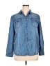 Chico's 100% Lyocell Blue Long Sleeve Button-Down Shirt Size XL (3) - photo 1