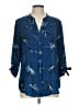 Ivanka Trump 100% Polyester Blue 3/4 Sleeve Blouse Size L - photo 1