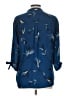 Ivanka Trump 100% Polyester Blue 3/4 Sleeve Blouse Size L - photo 2