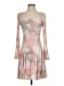 Cache Floral Pink Cocktail Dress Size S (estimated) - photo 1