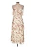 WAYF 100% Polyester Floral Ivory Cocktail Dress Size L - photo 2