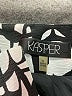 Kasper 100% Polyester Print Silver Coat Size 6 - photo 6