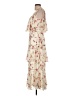 WAYF 100% Polyester Floral Ivory Cocktail Dress Size L - photo 5