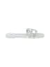 Gucci White Palma Rubber Slides Size 11 - photo 1