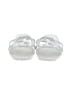 Gucci White Palma Rubber Slides Size 11 - photo 2