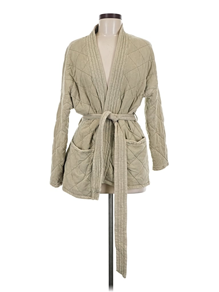 Pre-owned Mono B Coat In Tan