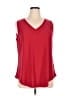 Ofeefan Red Sleeveless Blouse Size XL - photo 1