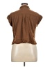 Rose + Olive 100% Rayon Brown Sleeveless Button-Down Shirt Size XL - photo 2