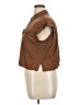 Rose + Olive 100% Rayon Brown Sleeveless Button-Down Shirt Size XL - photo 5