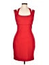 Guess Solid Red Cocktail Dress Size 10 - photo 1