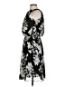 Alfani 100% Polyester Print Black Cocktail Dress Size 4 - photo 5