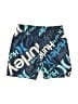Hurley 100% Polyester Graphic Blue Board Shorts Size 3T - photo 1