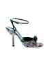 Miu Miu Plaid Teal Sandals Size EU 38 - photo 1