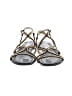 Jimmy Choo Gold Black Sandals Size EU 37 1/2 - photo 2