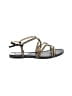 Jimmy Choo Gold Black Sandals Size EU 37 1/2 - photo 1