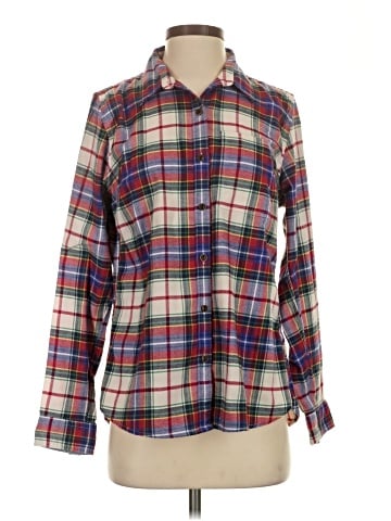 L.L.Bean Long Sleeve Button-Down Shirt (view 1)