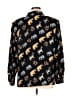 Patchington 100% Polyester Animal Print Black Long Sleeve Blouse Size XL - photo 2