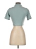 OAK Teal Short Sleeve Turtleneck Size S - photo 2