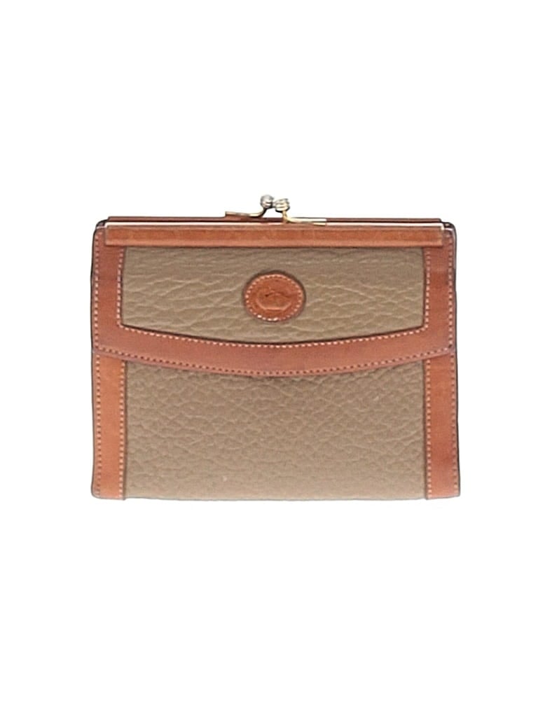 Pre-owned Dooney & Bourke Leather Wallet In Tan