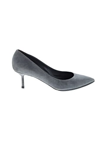 Yves Saint Laurent Suede Kitten Heels (view 1)