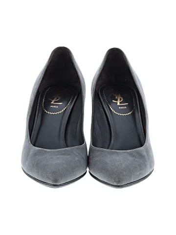 Yves Saint Laurent Suede Kitten Heels (view 2)