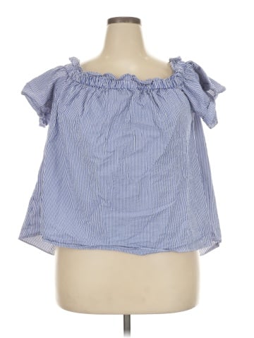 RACHEL Rachel Roy Short Sleeve Blouse (view 1)