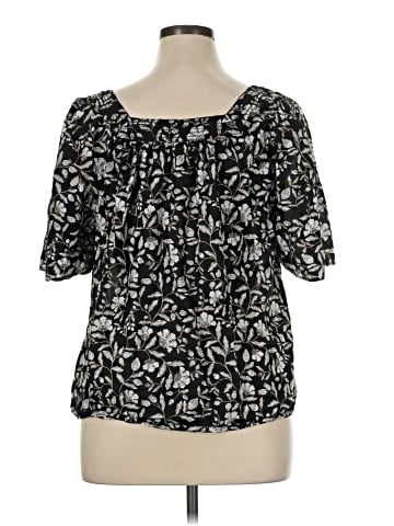 Style&Co Short Sleeve Blouse (view 2)