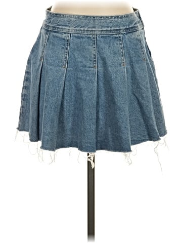 MNG Denim Skirt (view 1)