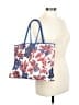 Tory Burch 100% Leather Floral Blue Leather Tote One size - photo 2