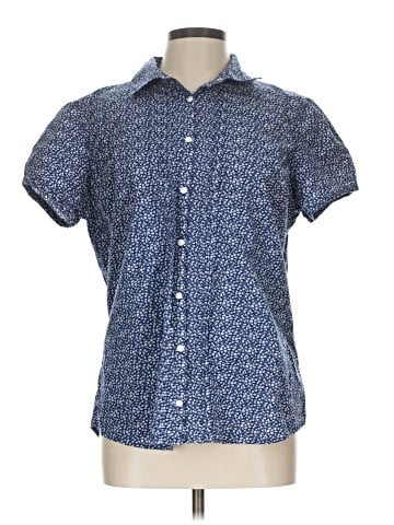 L.L.Bean Short Sleeve Button-Down Shirt (view 1)