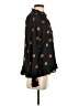 Waverly Grey 100% Polyester Polka Dots Black Long Sleeve Blouse Size XS - photo 4