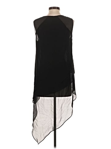 BCBGMAXAZRIA Sleeveless Silk Top (view 2)
