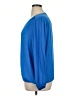 Chaus 100% Polyester Blue Long Sleeve Blouse Size XL - photo 5