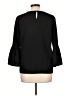 Do & Be 100% Polyester Black 3/4 Sleeve Top Size L - photo 2
